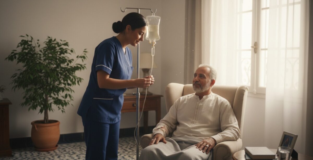 Chimiothérapie à domicile : une solution humaine et sécurisée avec HAD Tunisie | HAD TUNISIE